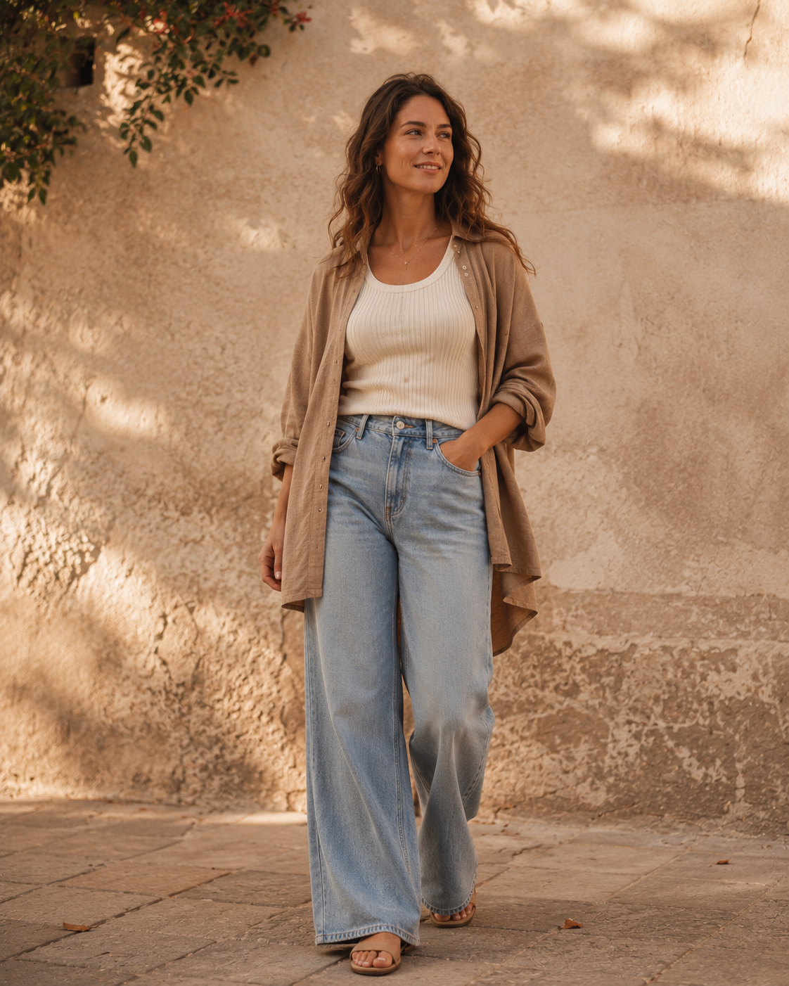 Fashion model — left