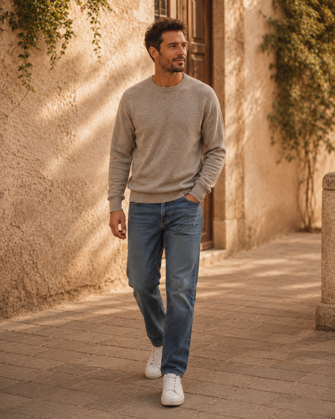 Fashion model — right